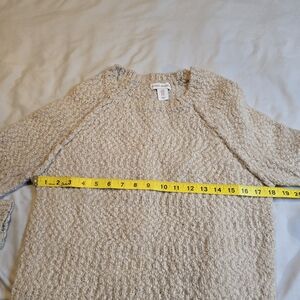 Soft Beige Crew Neck Sweater